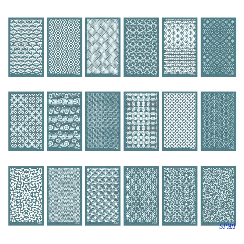 Dụng Cụ Làm Trang Sức Bằng Đất Sét Siêu Lụa In Họa Tiết Nghệ Thuật DIY