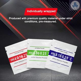 PH Meter Calibration Point 3 Type PH Buffer Powder Set Measure Calibration Solution Powder For PH Test Meter