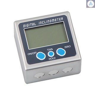 Multi-functional Digital Inclinometer Zinc Alloy Shell 360° Electronic Protractor Mini Digital Angle Gauge with Magnet