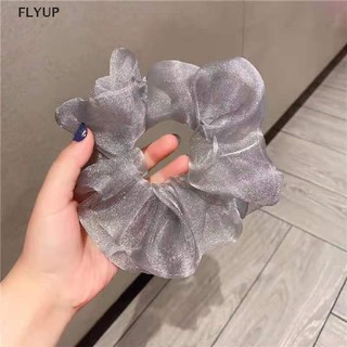 Dây buộc tóc cao su co giãn phối lưới phản quang cỡ lớn