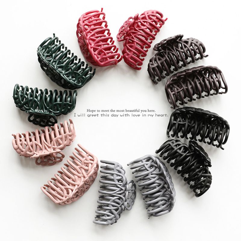 Kẹp Tóc Càng Cua Bằng Acrylic Màu Sắc Ngọt Ngào Thời Trang Cho Nữ