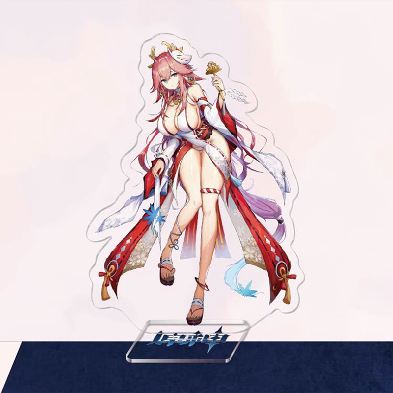 Mô Hình Nhân Vật Shenhe Trong Phim Anime Genshin 3 15cm Kèm Giá Đỡ