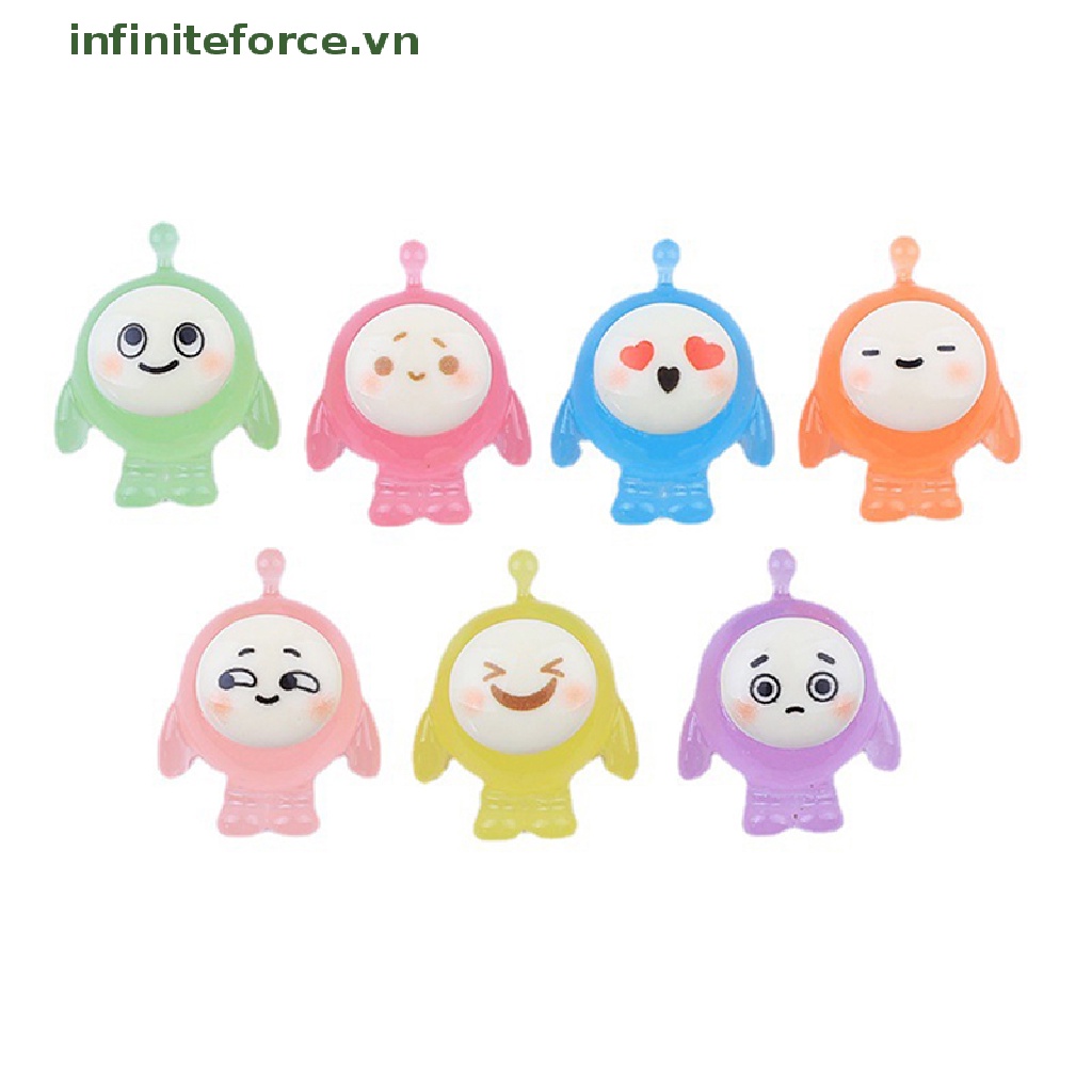 Set 5 Bức Tượng Trang Trí Dạ Quang Nhiều Màu Sắc