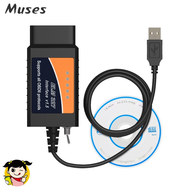 Dây Cáp Chẩn Đoán Lỗi Obd 327 Có Công Tắc Tương Thích Cho Forscan Elmconfig Ff2 Foccus