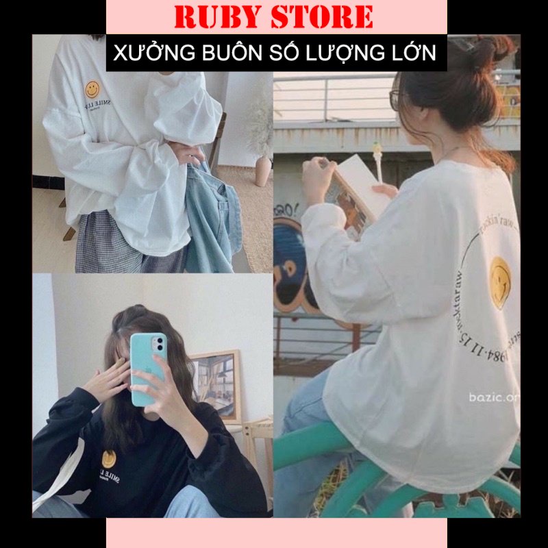[SIÊU HOT Áo Pull Smile 6826 (Áo Tay Dài Nữ)