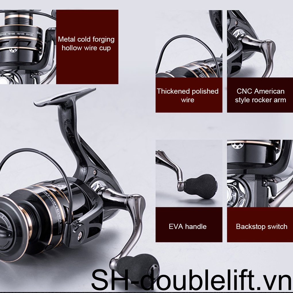 Guồng Quay Câu Cá Bằng Kim Loại Chất Lượng Cao