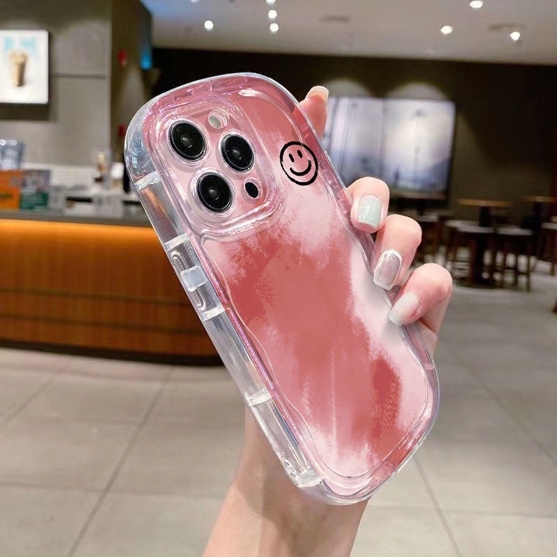 ✅Ốp Điện Thoại Dẻo Trong Suốt Họa Tiết Mặt Cười Dễ Thương Chống Sốc Cho iPhone14promax 45OK 8p 11 / xs / 13 127 Xr