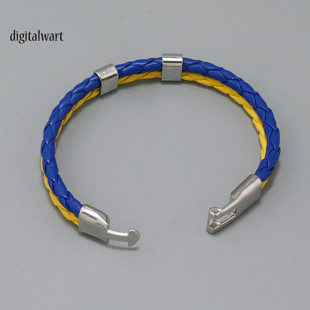 Kỹ Thuật Số| Vòng Tay Bện Dây Giả Da Gọn Nhẹ Chống Mòn Thời Trang Cho Nam