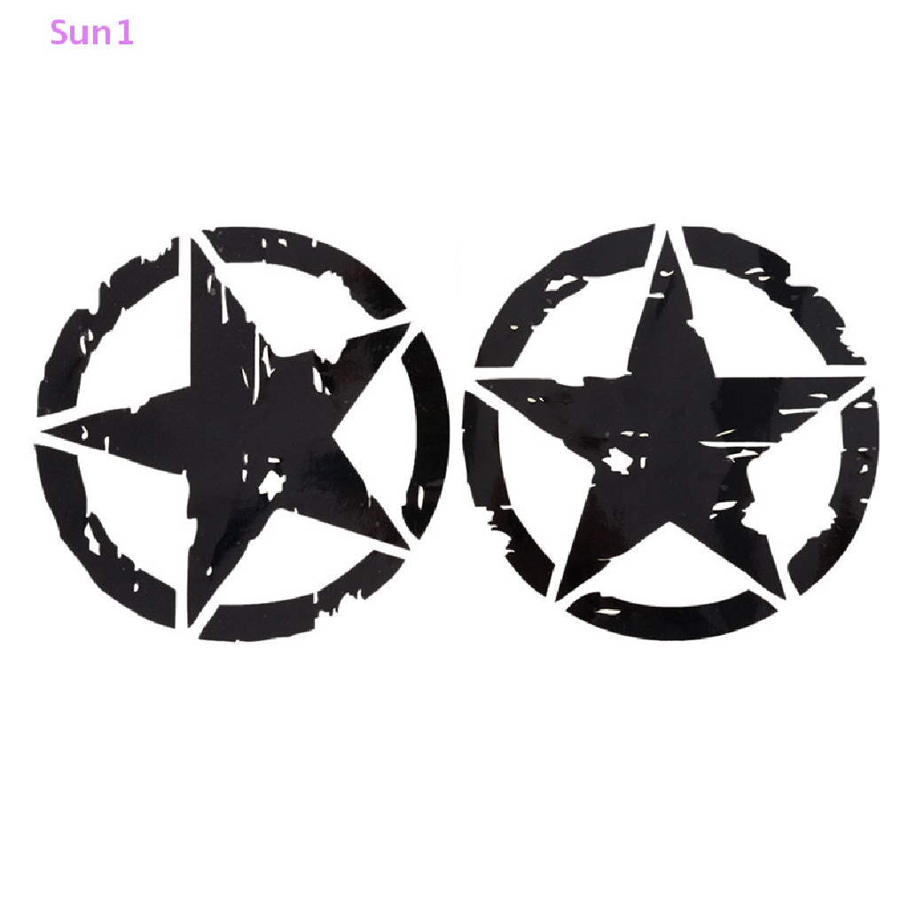 Đề Can Vinyl Hình Ngôi Sao 15cm * 15cm Dán Trang Trí Xe Hơi Xe Máy