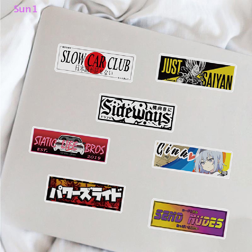 Set 66 Miếng Dán Graffiti Nhật Bản Trang Trí Laptop Vali DIY Sun1 &gt;