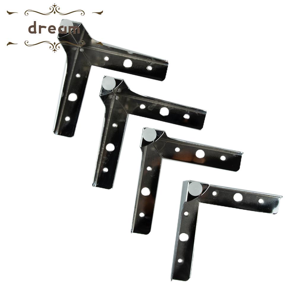 【DREAMLIFE】4X Heavy Load Bearing Furniture Legs Metal Cabinet Feet Triangle Sofa Leg DIY