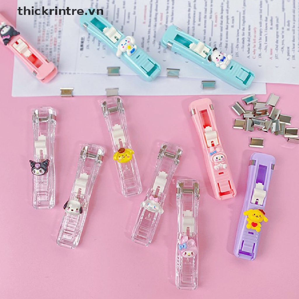 SANRIO Kẹp Đẩy Trong Suốt Hình Cinnamoroll Dễ Thương Dùng Làm Quà Tặng Giáng Sinh