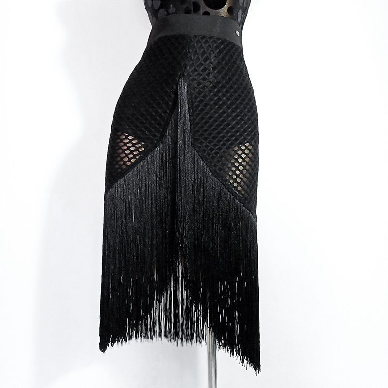 Chân Váy Khiêu Vũ Latin Kiểu Tua Rua Độc Đáo TL913