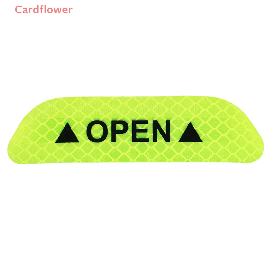 4 Miếng Dán Phản Quang Cảnh Báo Mở Cửa Xe Hơi Mới