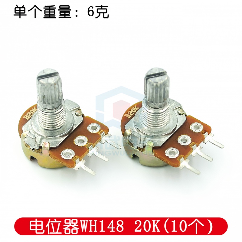Set 10 Chiết Áp WH148 B10K 5K 10K 50K 100K Chuyên Dụng