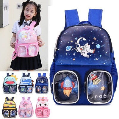 Ba lô học sinh mẫu giáo mầm non SIZE TO siêu nhẹ chống nước cao cấp phong cách mới - BEE GEE HS1130