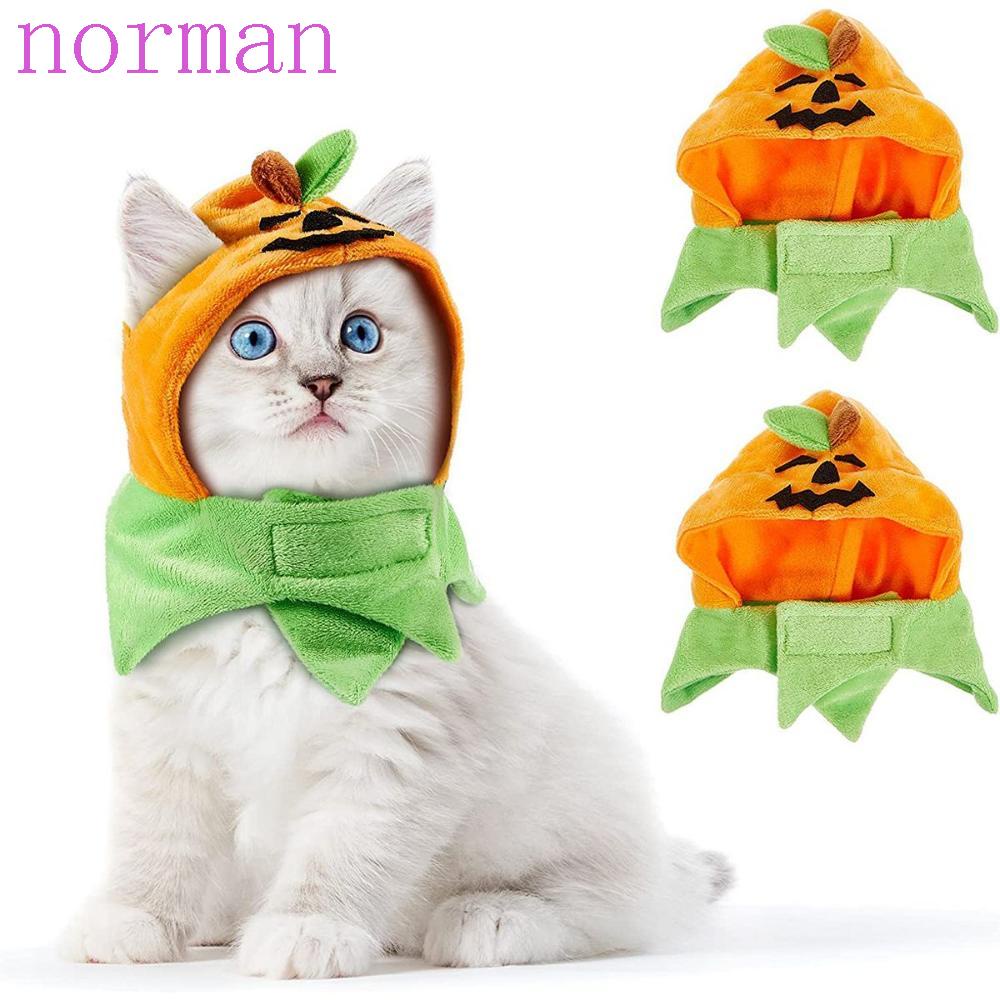 Mũ Đội Đầu Hình Mèo NORMAN Mềm Mại Dễ Thương Vui Nhộn Có Thể Điều Chỉnh Dành Cho Mèo Cưng