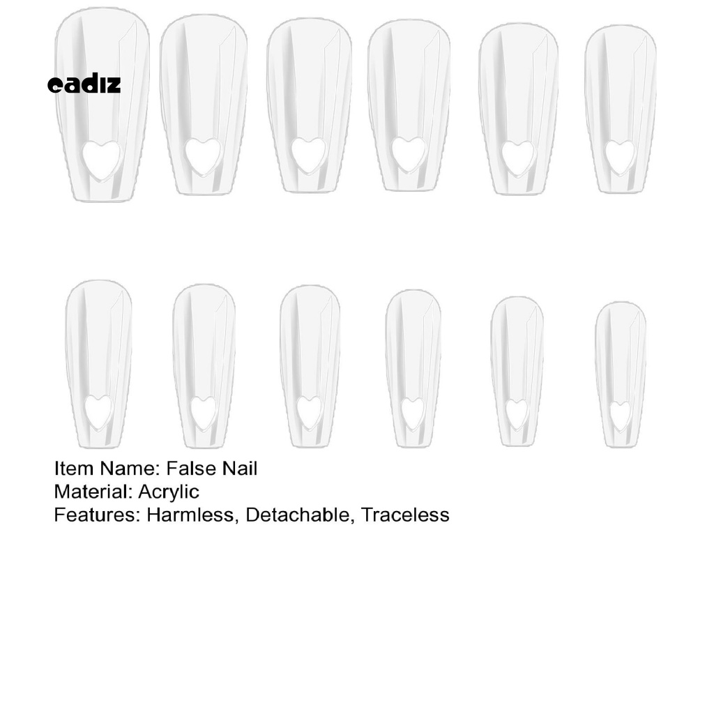 Túi 504 Móng Tay Giả Màu Sắc Tự Nhiên Không Phai Màu Trong Suốt