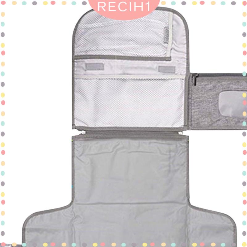 Thảm Lót Thay Tã Nhẹ Có Túi Tiện Dụng Cho Bé 21.5 "x22"