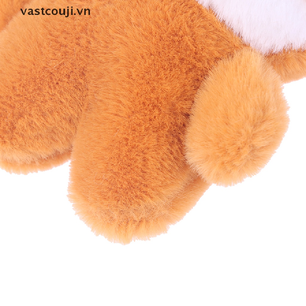 Thú Nhồi Bông Hình Chú Cáo Nhỏ Dễ Thương Trang Trí Balo Đi Học