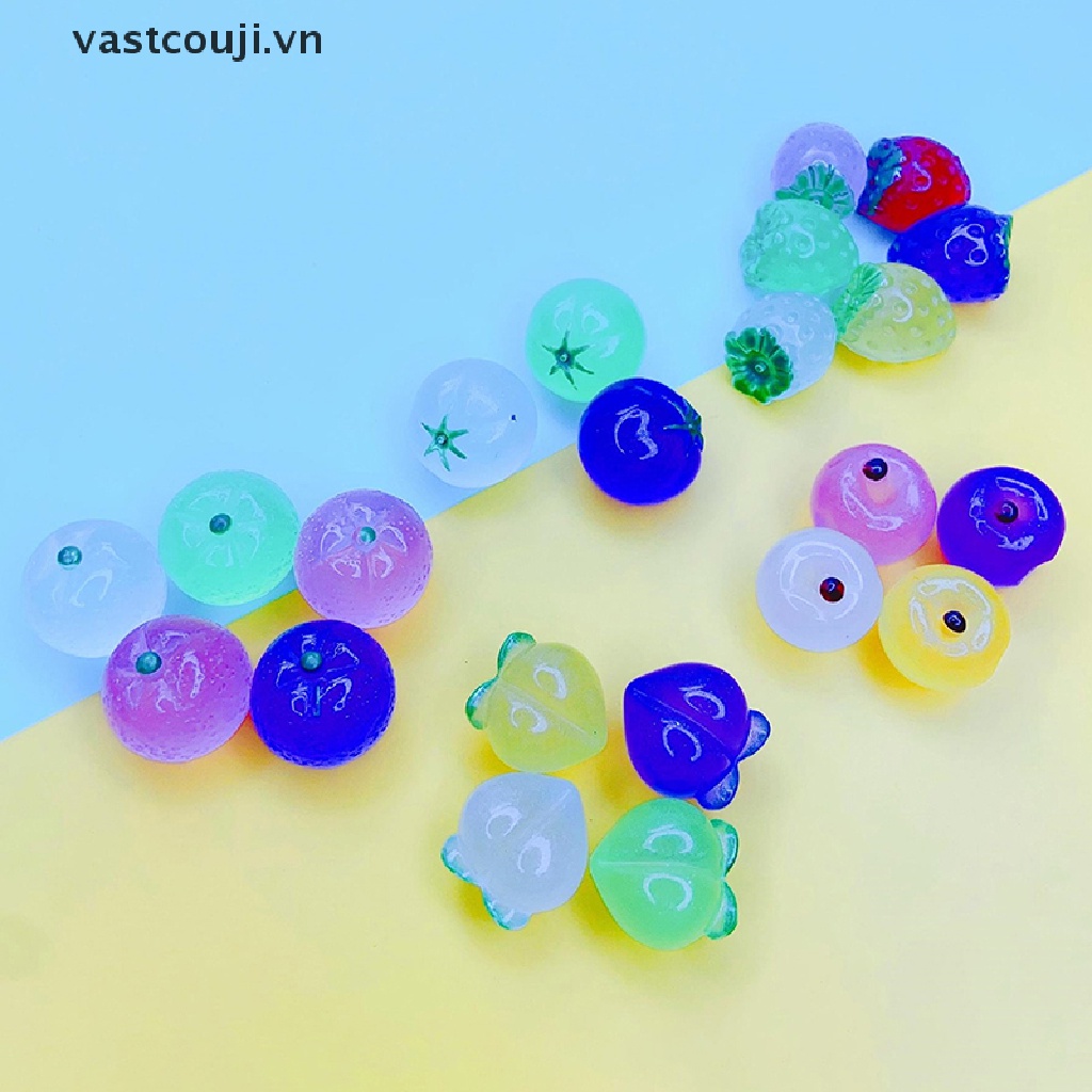 Bộ 5 Trái Cây VASTJI Phát Quang Dùng Trang Trí Diy