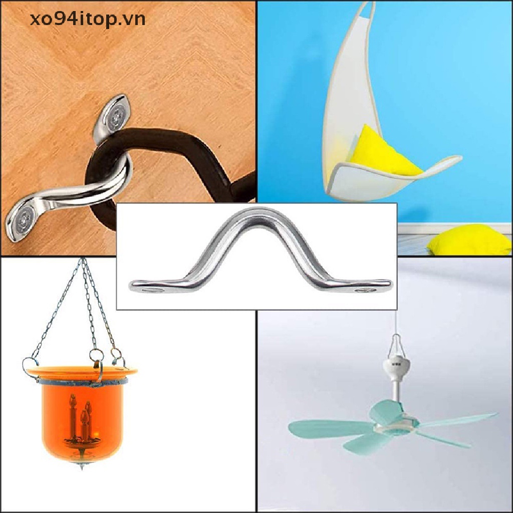 Xoitop Set 4 Tay Cầm Nhỏ Cố Định Tàu Thuyền Bằng Thép Không Gỉ Bền Bỉ