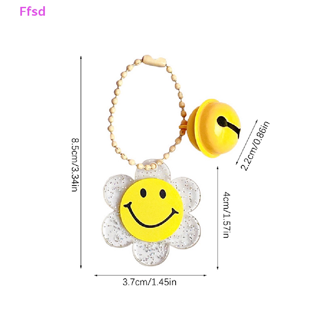 {Ffsd} Móc Khóa Hình Hoa Hướng Dương Màu Kẹo Dễ Thương Cho Nữ * Hàng Bán Chạy