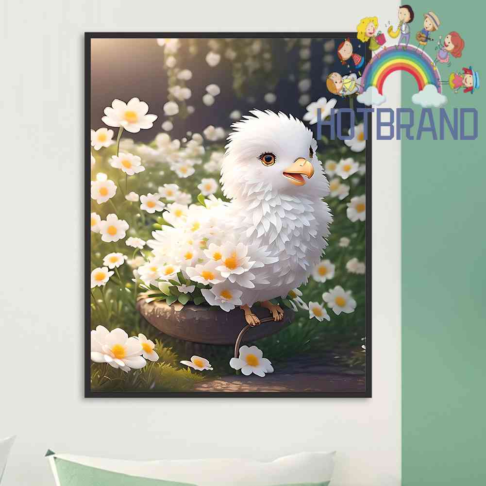 Bộ Tranh Đính Đá 5D Họa Tiết Động Vật Độc Đáo DIY Dùng Trang Trí Nhà Cửa