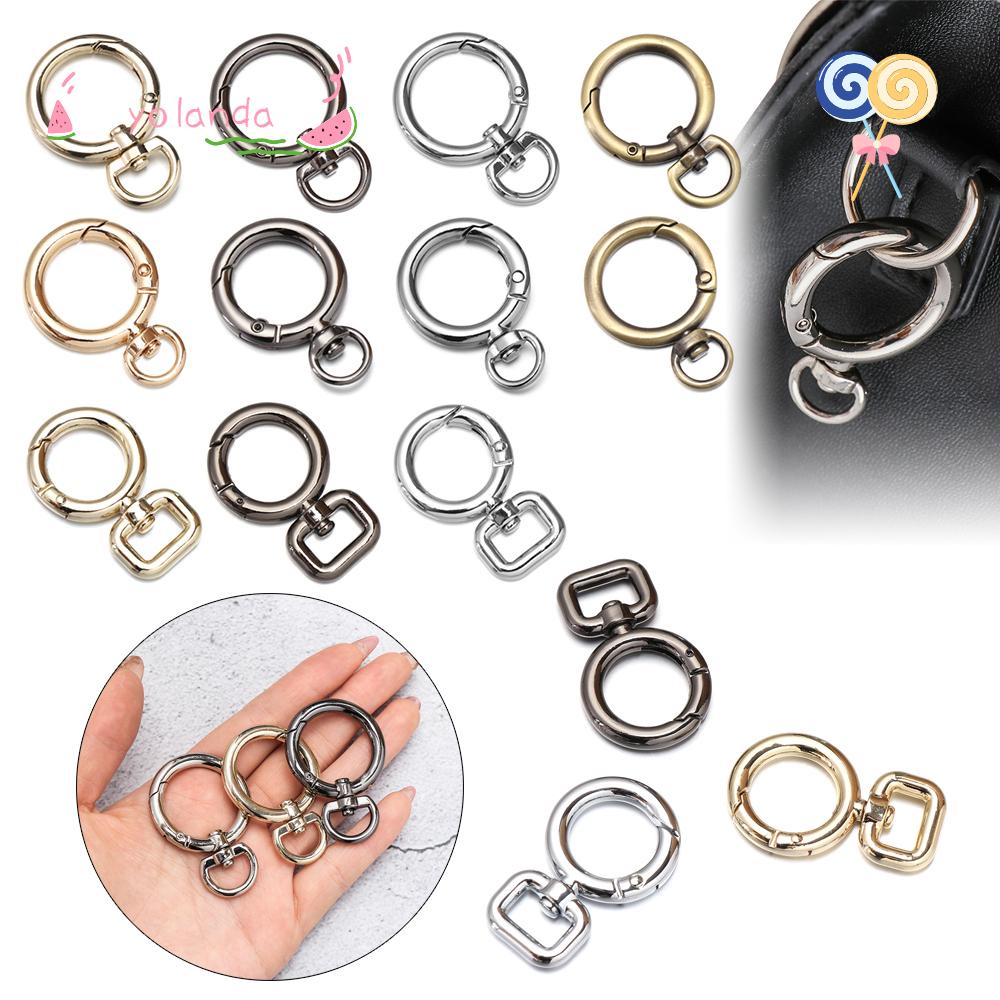 Khóa Hợp Kim Kẽm Hình Chữ O 1.5 / 1.9 / 2.5cm Chuyên Dụng Cho Túi Xách