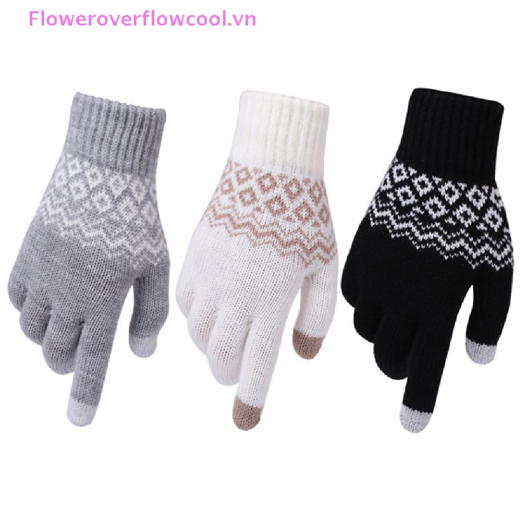 Đôi Găng Tay Giữ Ấm Cảm Ứng Thời Trang