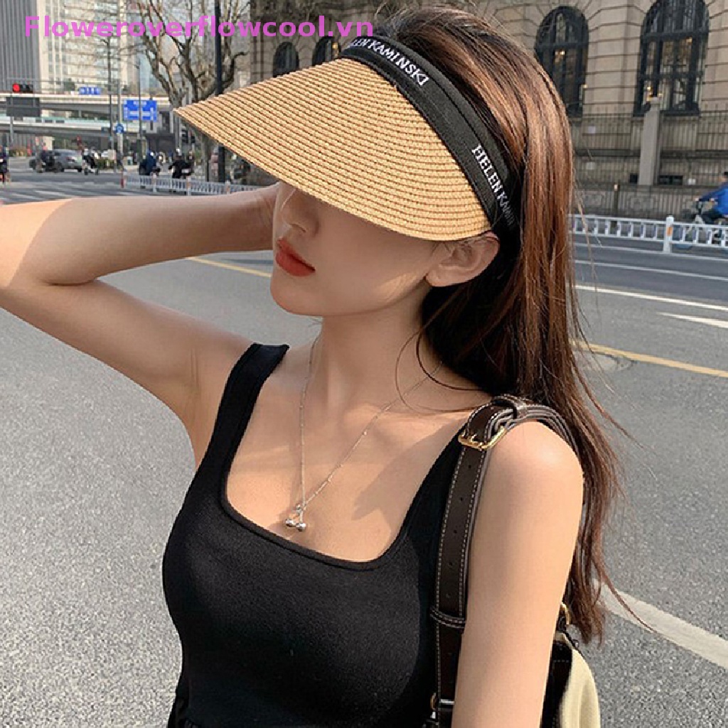 Mũ Cói Rộng Vành Chống Nắng Thời Trang Mùa Hè Cho Nữ