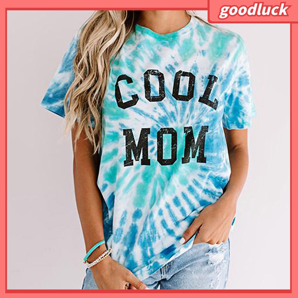 Áo Thun Tay Ngắn In Chữ Thân Thiện Với Da Thời Trang Mùa Hè Cho Nữ