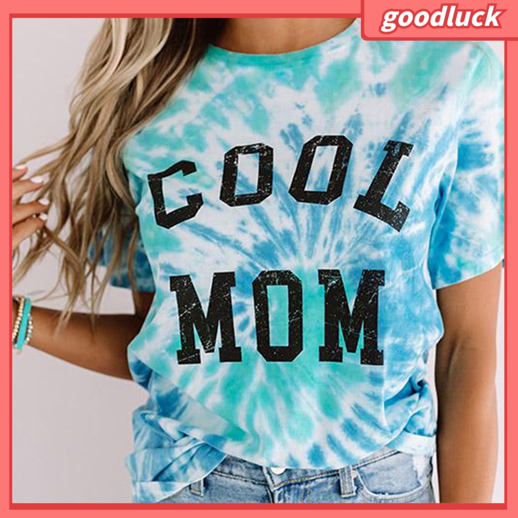 Áo Thun Tay Ngắn In Chữ Thân Thiện Với Da Thời Trang Mùa Hè Cho Nữ