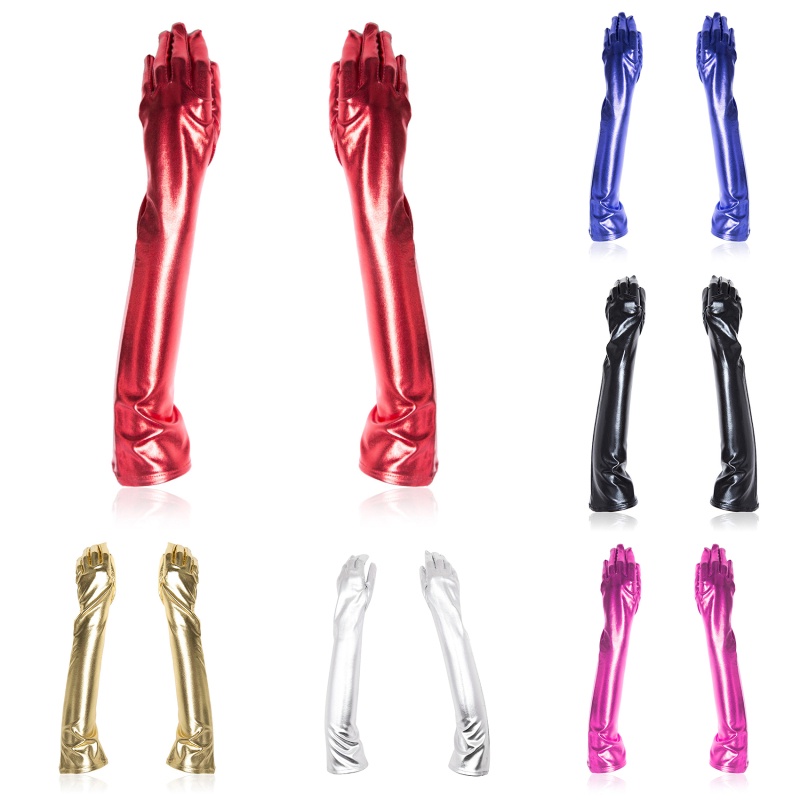 Găng Tay Đen Dáng Dài Chuyên Dụng Biểu Diễn Cho Nữ