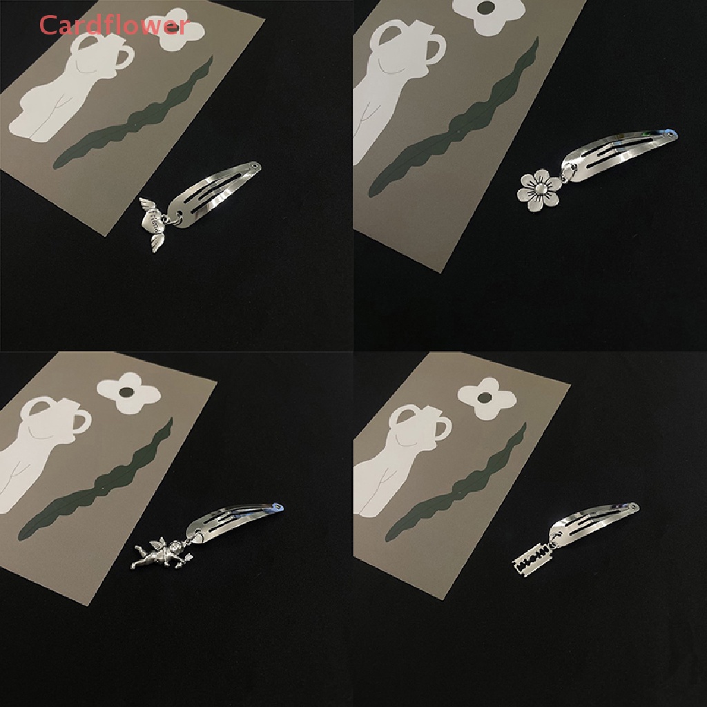 1 Kẹp Tóc Kim Loại Màu Bạc Hình Trái Tim Thời Trang