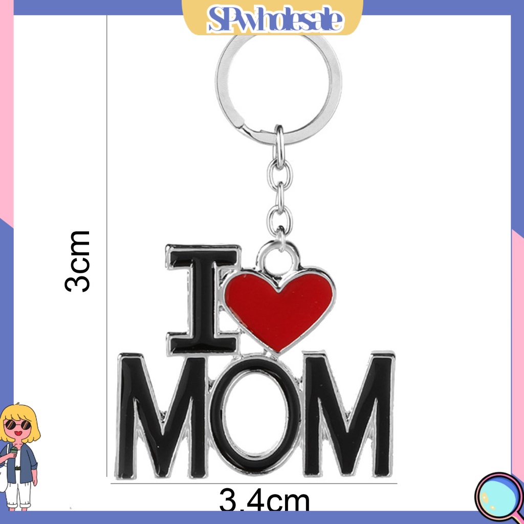 <SPwholesale> Giá Đỡ Chìa Khóa Bằng Kim Loại In Chữ Đa Năng Tiện Dụng Cho Mẹ Và Bé