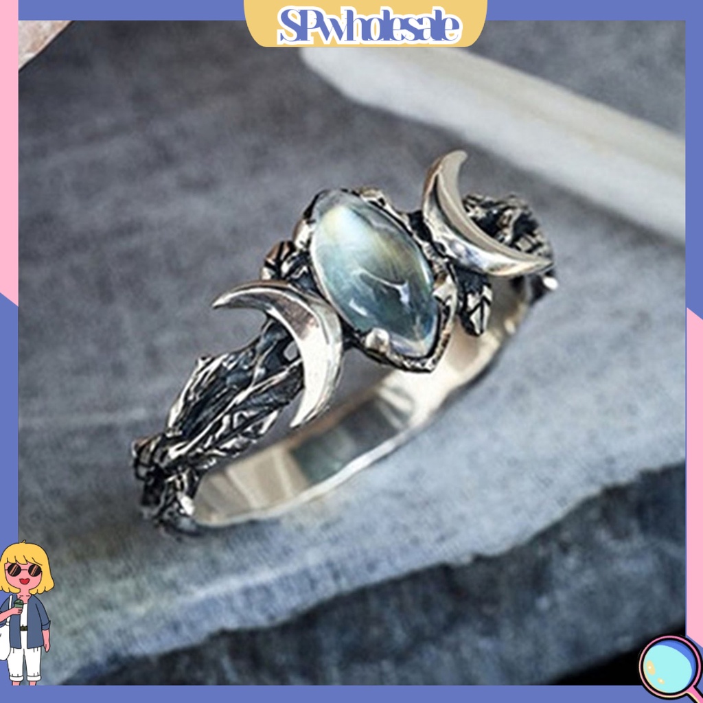 <SPwholesale> Nhẫn Đính Đá Phong Cách Bohemia Cổ Điển Dành Cho Nữ