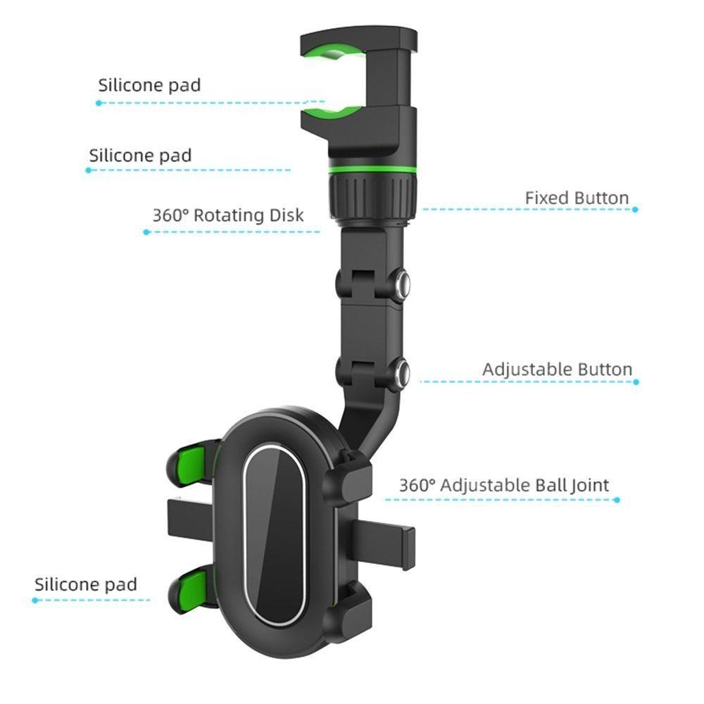 Giá Đỡ Điện Thoại Đa Năng Gắn Trên Ô Tô Xoay 360 Độ° Giá Đỡ Điện Thoại Dạng Kẹp Tiện Dụng Chất Lượng Cao