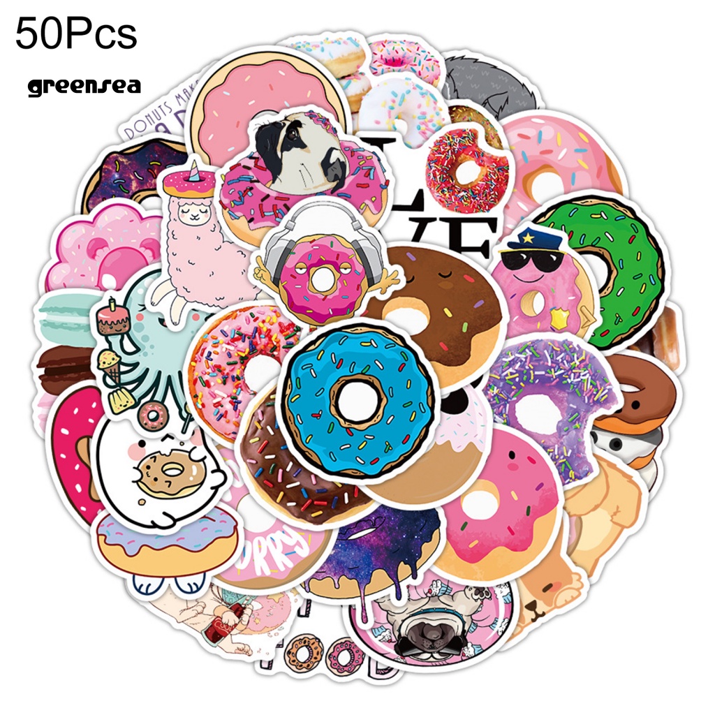 Set 50 Miếng Dán Hoạt Hình Trang Trí Đa Dụng