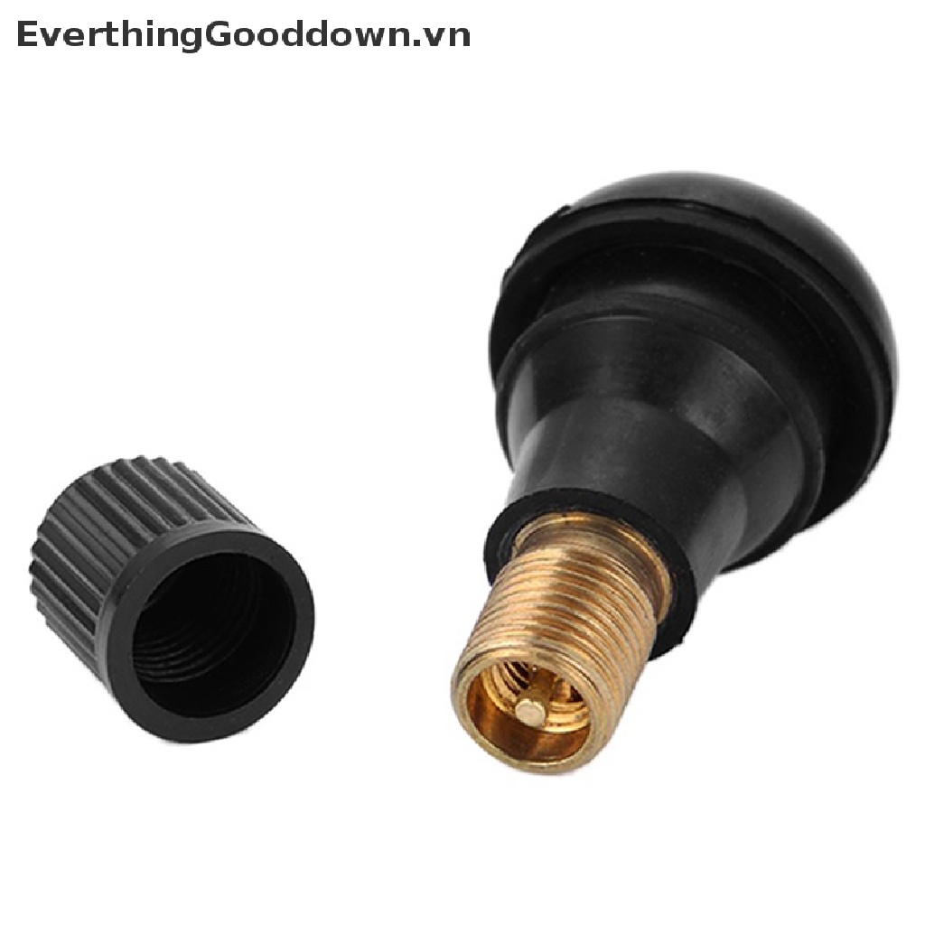 Set 4 Van Bánh Xe Cao Su Không Săm TR412 Bằng Hợp Kim Chrome Cho Xe Hơi Xe Máy vn