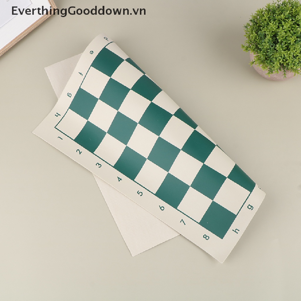 1 Bàn Cờ vn Bằng Da PVC 34.5cm Nhỏ Gọn Có Thể Cuộn Lại