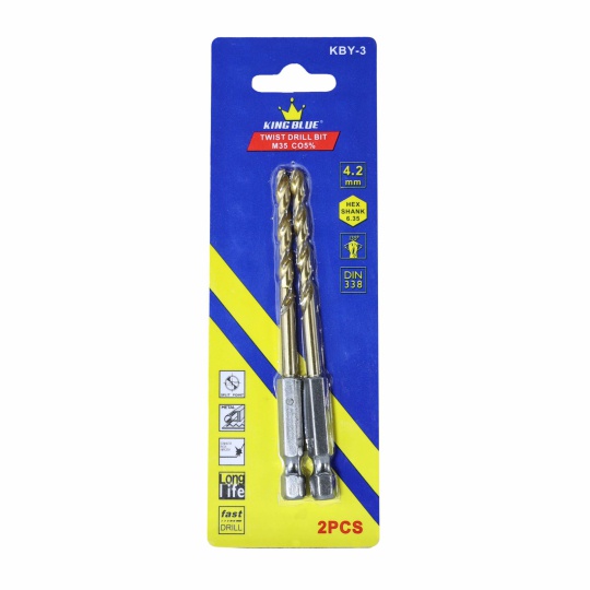 Khoan inox chuôi lục KBY3-042CO ( 1 mũi khoan)