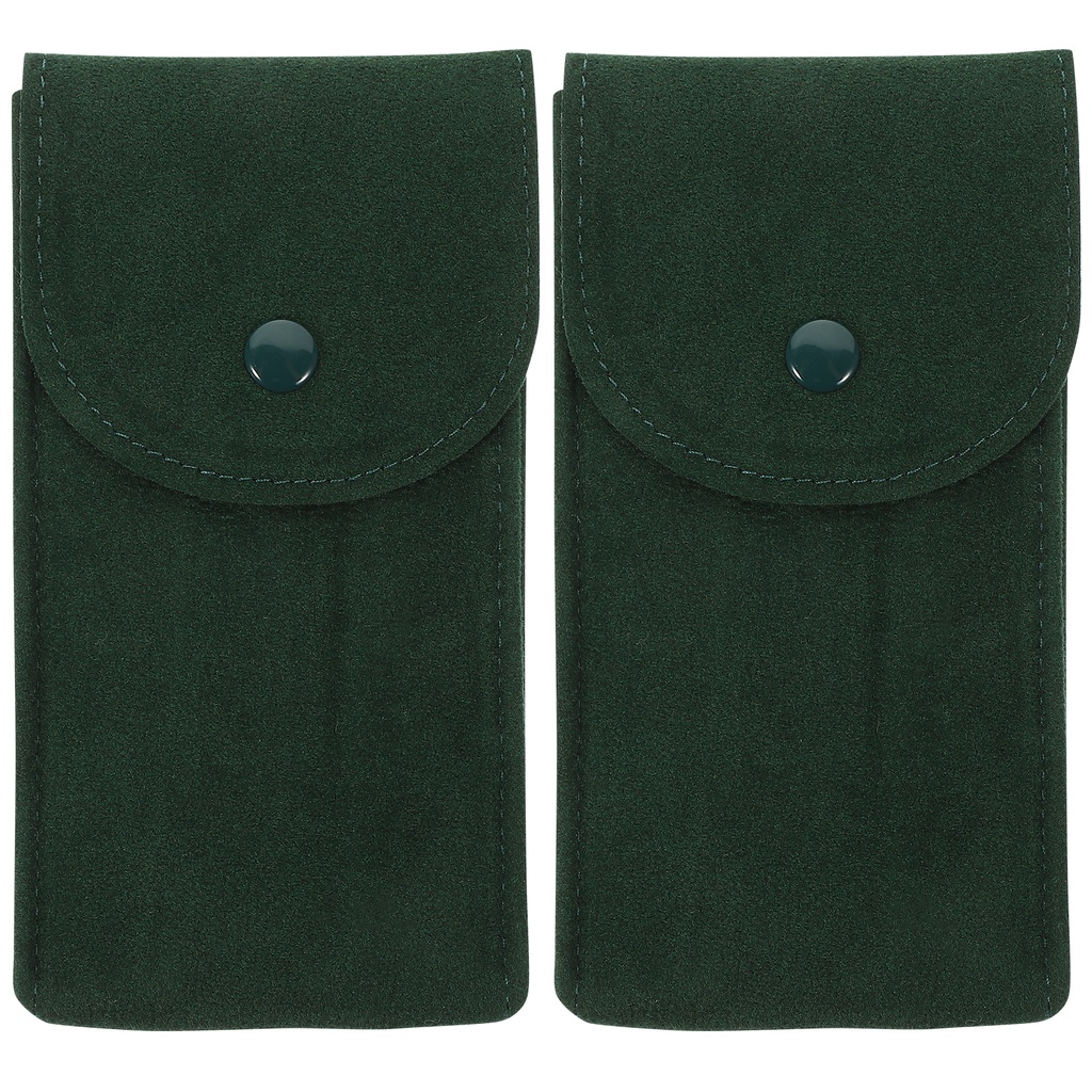 Reloj Set 2 Túi Đựng Đồng Hồ Đơn Bằng Lông Cừu Đính Ngọc Trai Trang Trí Para Hombre Dành Cho Bạn Nữ Mang Theo Du Lịch