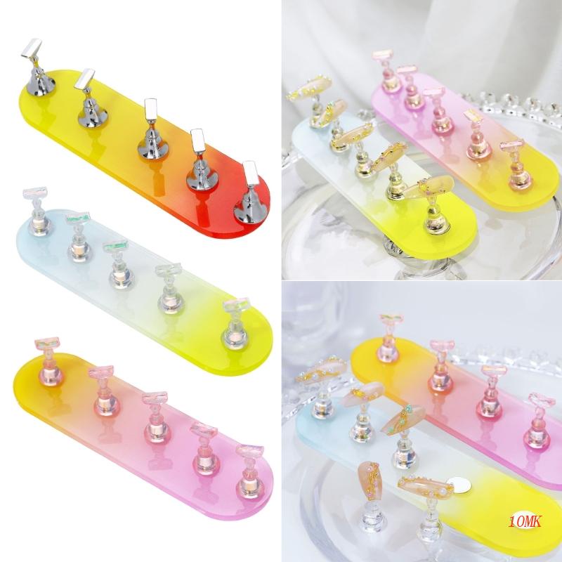 Giá Đỡ Trưng Bày Móng Tay Giả Bằng Acrylic Tiện Dụng DIY