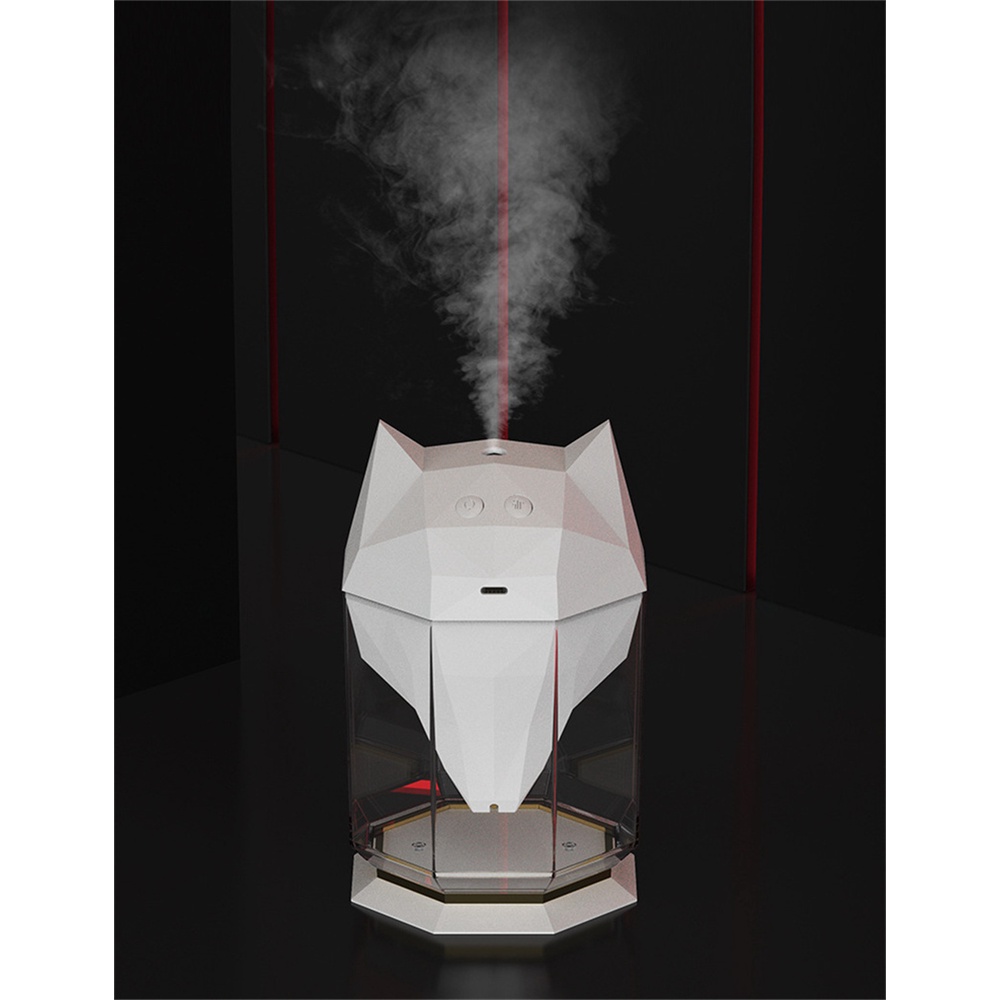 Máy làm ẩm phòng, máy làm ẩm sói  kế đèn ngủ màu, mini, 650ml máy siêu âm im lặng, USB