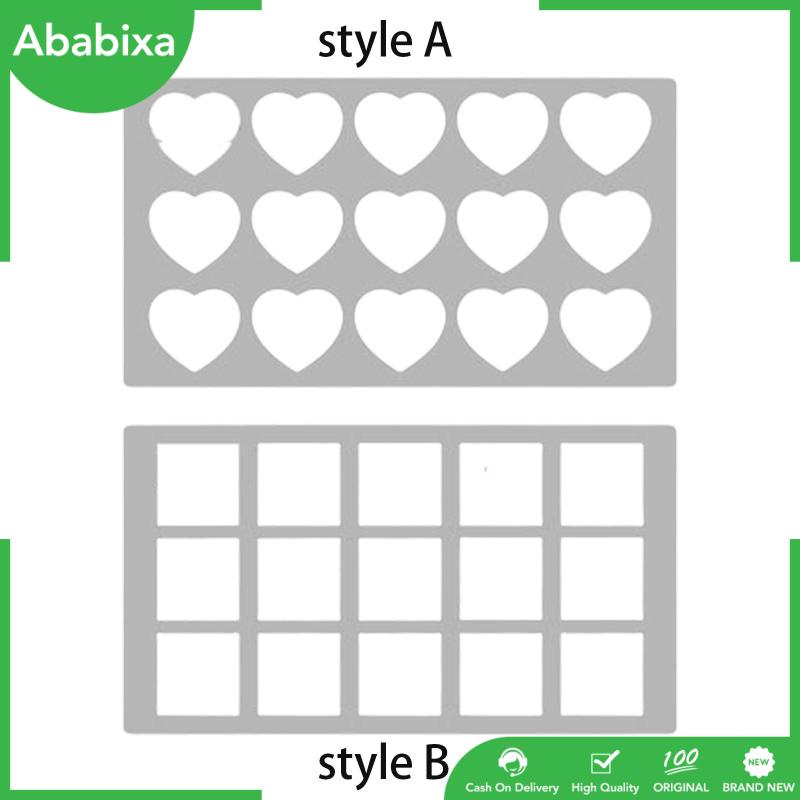 Khuôn Làm Bánh Quy Bằng Acrylic Màu Ngọc Lam / Macaron Xinh Xắn Tiện Dụng