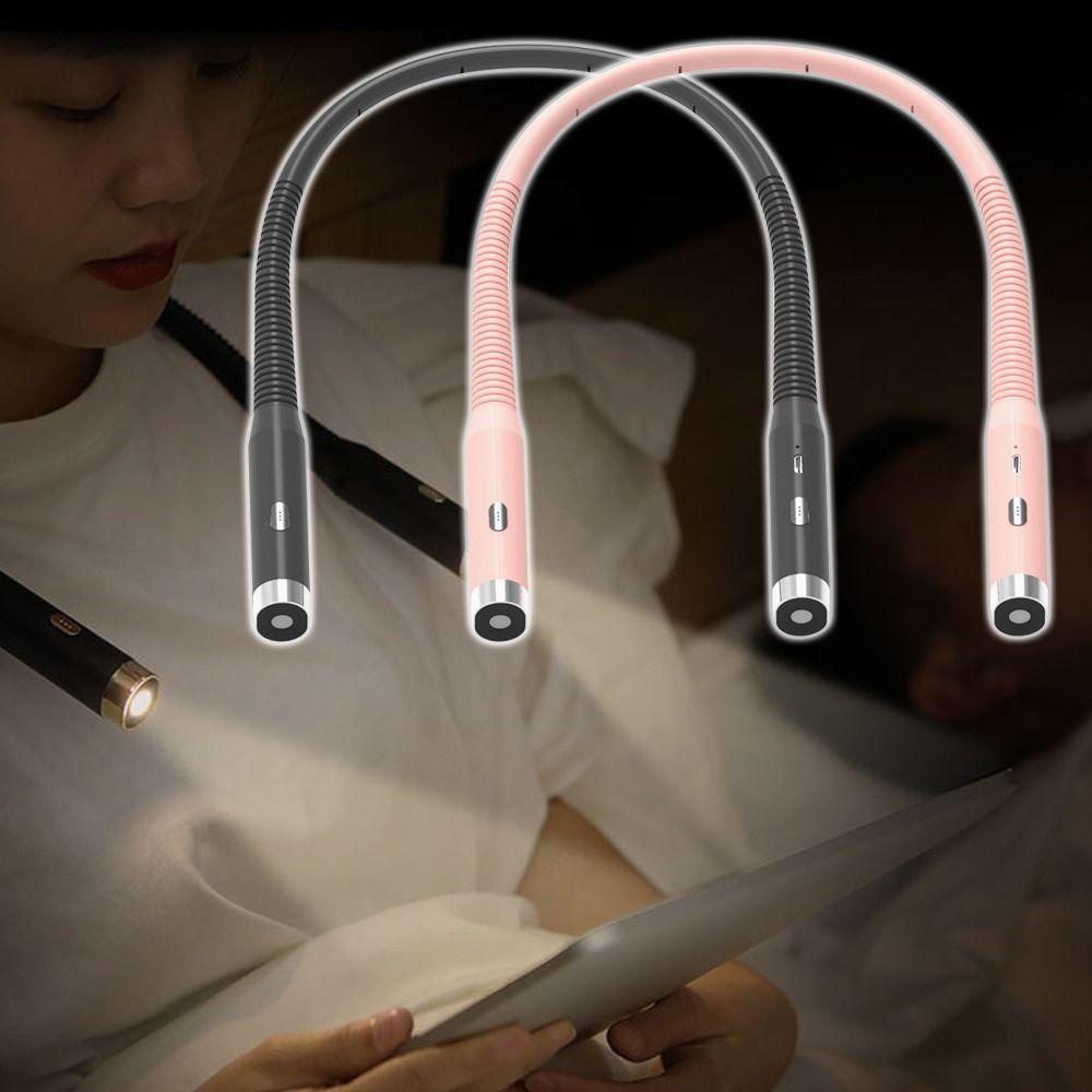 Đèn LED Đọc Sách Đeo Cổ Thoải Mái Có Thể Sạc Lại Tiện Dụng