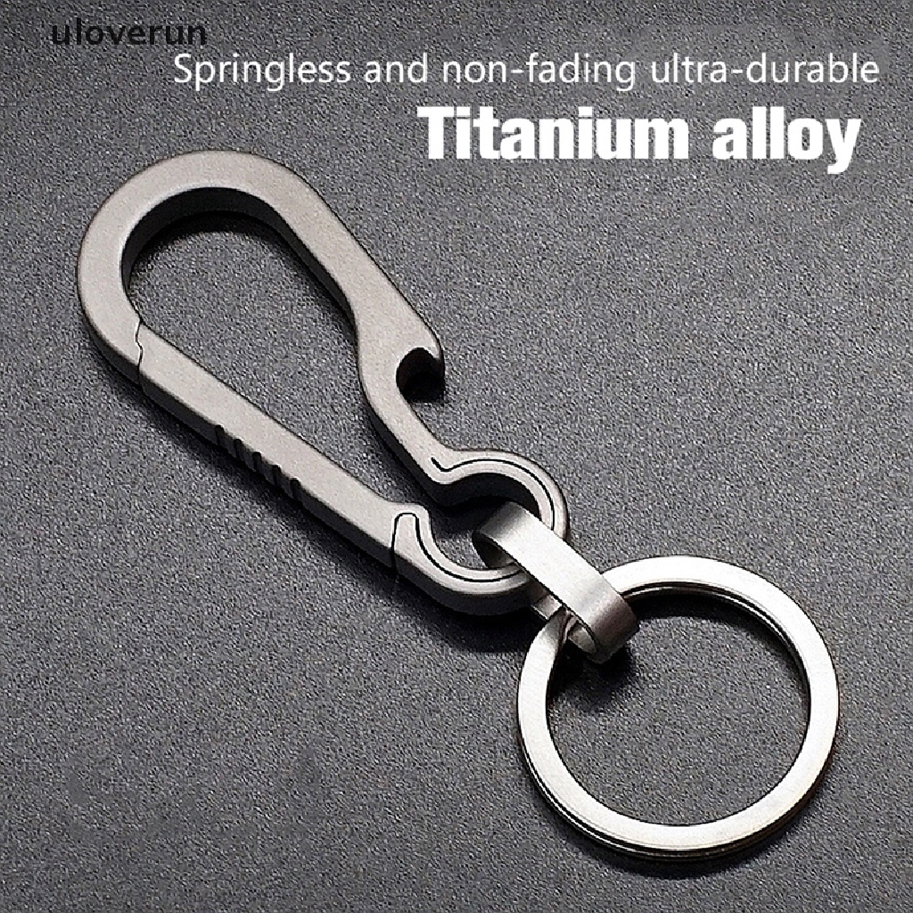 Uloverun Móc Chìa Khóa Bằng Hợp Kim Titan Dùng Ngoài Trời