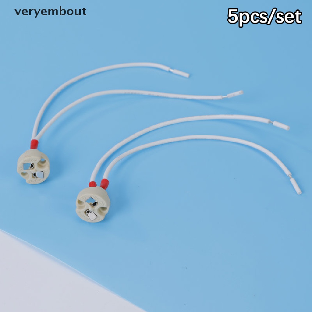 Bộ 5 Giá Đỡ Bóng Đèn Mini MR16 n Bằng Sứ