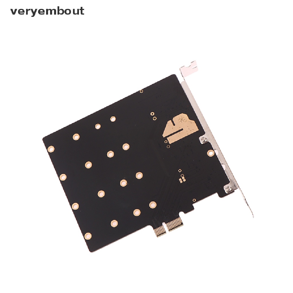 Bộ ĐiềU HợP PCIE Sang M2 PCI Express X1 3.0 4 CổNg B Key M.2 NGFF SATA SSD Chuyên DụNg